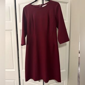 NWOT Maroon Work Dress